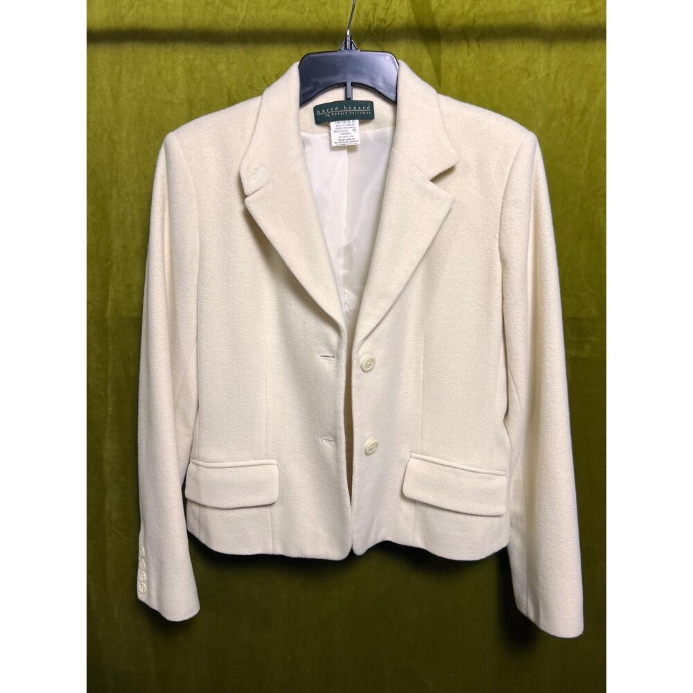 Vintage Harvé Benard Wool Cashmere Blazer | Women’s Size 10